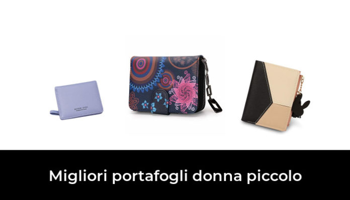 Cion Cion Blu Portafoglio Donna Compatto In Pelle Sottile E