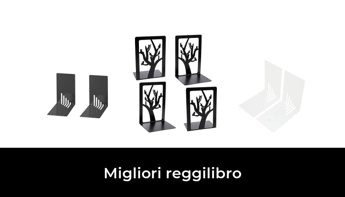 Bianco Reggilibri in Ferro Piatto Ideale per Libreria e Scrivania 14 x 14 x 18cm 