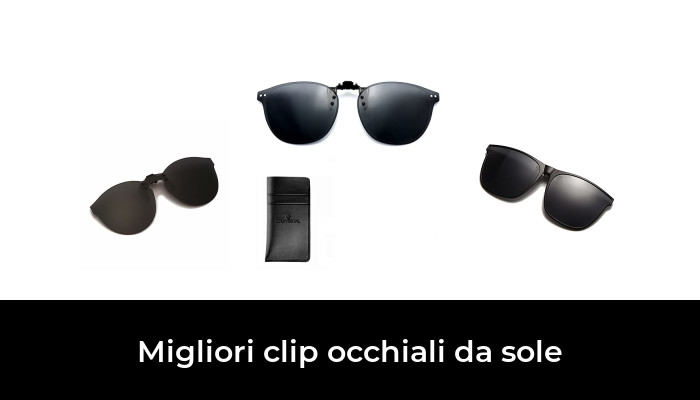 Eyekepper Flip-up Clip-on occhiali da sole polarizzati 60x43 MM 4-Pack Occhiali metallo clip 