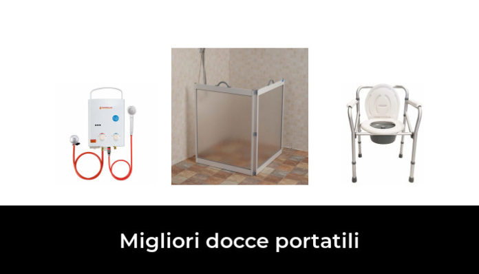 Soffione Doccia Portatile Filtrato 4 Pezzi: Alta Pressione Con Filtro In Pietra, 4 Modalità E Stop ON/OFF, Risparmio Idrico 30%, Attacco Universale G1/2