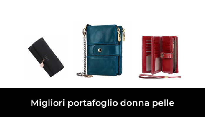 CALIYO Portafoglio Donna Pelle Piccolo Portamonete Blocco RFID Portafogli Borsellino Tanti Scomparti Porta Carte di Credito Azzurro