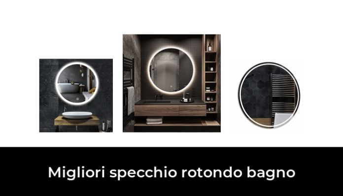 AquaWise Specchio Bagno Luce LED Rotondo, 80cm Antiappannamento Dimmerabile 3 Colori Funzione Memoria Vetro Temperato Sicurezza Alta Definizione | Leroy Merlin