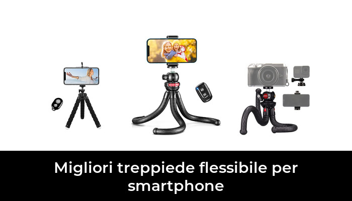 Ayex flessibile Mini-Treppiedi con testa a sfera e supporto smartphone-versatile uovo 