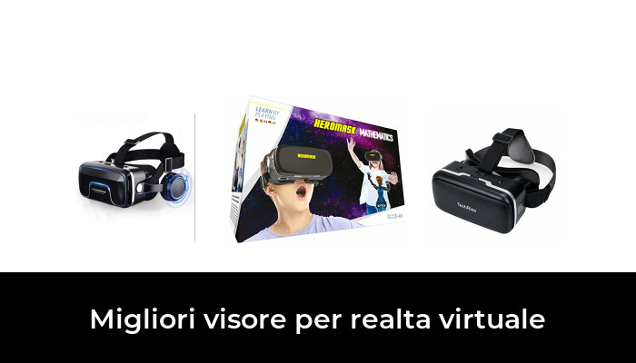Occhiali VR 3D Occhiali VR Realtà Virtuale e Comoda per 4,5-7,0 i.Phone S.amsung angolo visione 90-100º Nero Android rotazione 360° obiettivo e pupilla regolabile 