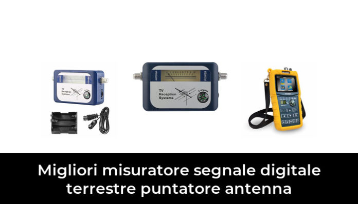 Rilevatore Di Segnale Digitale Per Antenna TV – Portatile Con Retroilluminazione E Batteria 9V