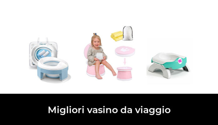 Toilette Per Babini Portatile,Vasino Da Viaggio Per Babini Sedile WC Pieghevole Con 10 Borse