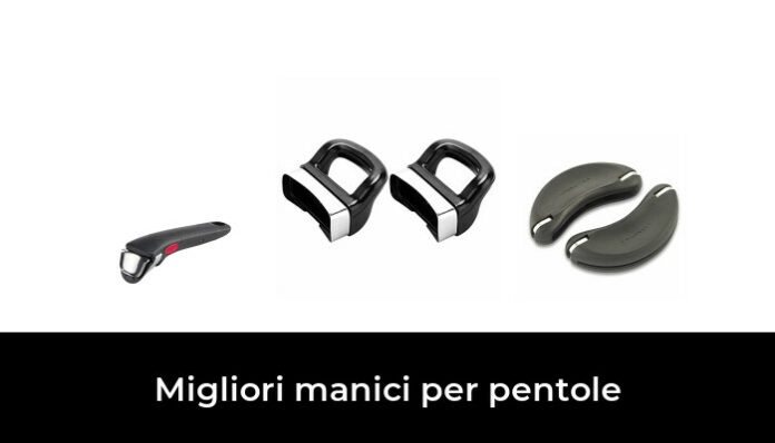 Manici di ricambio per pentole e padelle, manico per pentole per pentola a pressione, adatto per tipo a 2 o 1 foro, lunghezza 2,6 pollici, 2 pezzi | IT