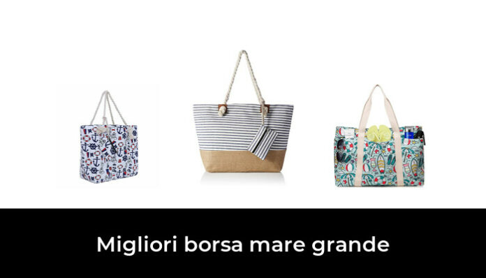 Gmv Borsa Mare Donna Grande XXL Famiglia in Cotone e Paglia GIANMARCO