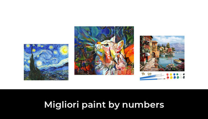 Meecaa Paint By Numbers - Kit Pittura Ad Olio Per Adulti: Rinoceronte Con Pipa - Tela 40x50 Cm