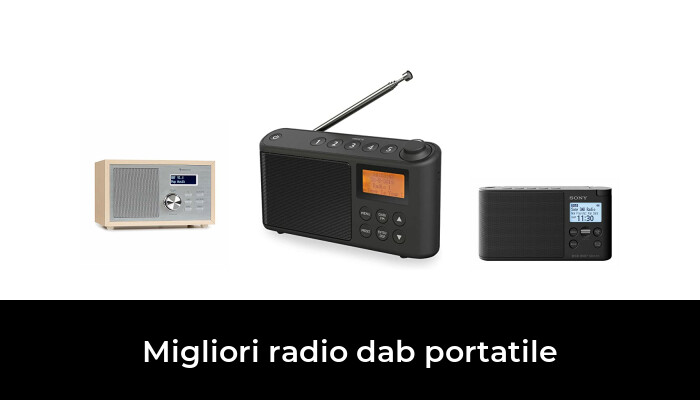 Radio Portatile RT-193 DAB+ / FM – Nera, Ricezione Digitale E Analogica Per Casa E Ufficio