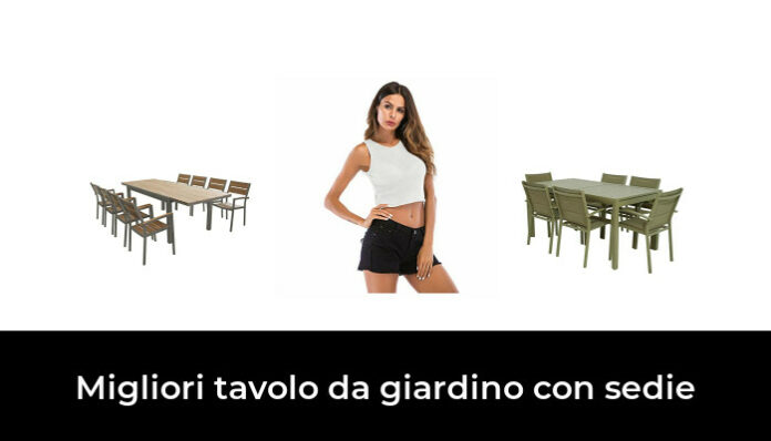 Tavolo da giardino con 4 sedie in ferro - Giardino e Fai da te In