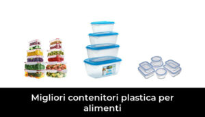 Mifoci 24 Contenitori Quadrati In Plastica Per Alimenti Con Coperchio Ermetico 5L - Impilabili, Per Congelatore E Microonde, Con Manico
