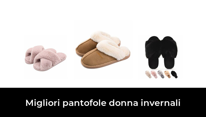 GRÜNLAND Pantofole Donna IRAE Invernali - Calde Con Fodera In Feltro, Chiusura A Strappo Regolabile E Suola Antiscivolo