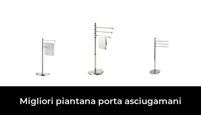 Gedy Mammolo Piantana Porta Asciugamani Da Terra 89,5x24,5x43 Cm – Acciaio Inox Design R&S, Colore Bianco Per Bagno Moderno