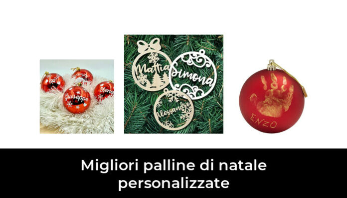 Palline Di Natale Personalizzate Con Nome - Set 3 Decorazioni Lucide Per Albero - Foto 5