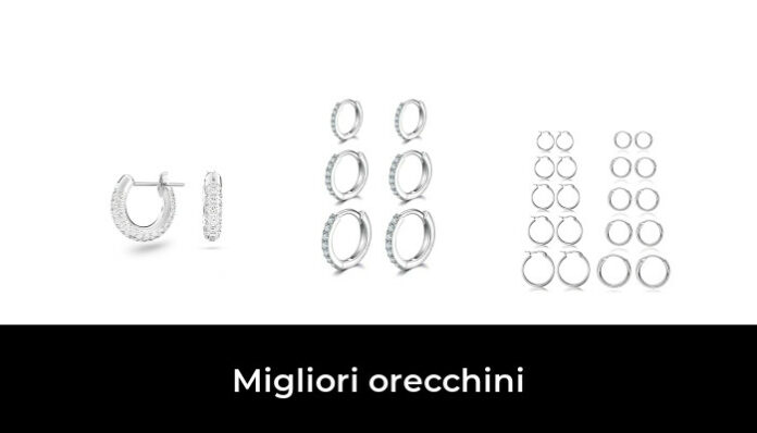 Orecchini Uomo Argento 4 Paia Orecchini In Acciaio Inossidabile Nero Argento Opaco Lucido Da Orecchino Uomo Cerchio