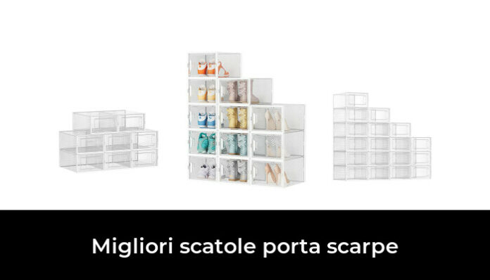 Organizzatore Scarpe Snips - Set Da 2 Scatole Salva Spazio Made In Italy Per Armadio E Casa