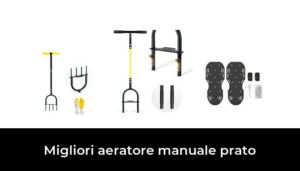 Aeratore Prato 5 Denti Cavi Acciaio Verniciato A Polvere Verde