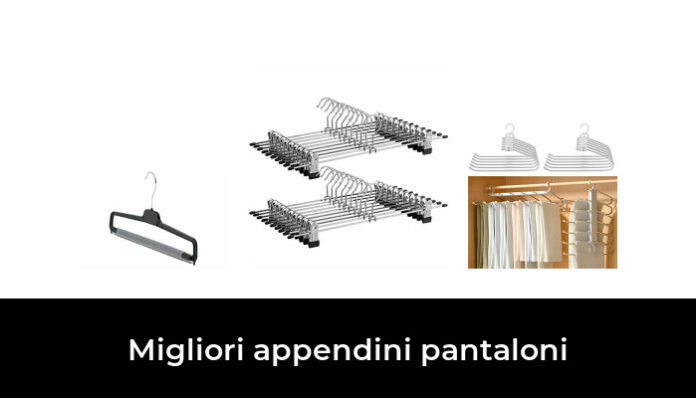 Daroplo Appendino Per Pantaloni 6 Strati | Risparmia Spazio In Armadio Con Rastrelliera Multi Pocket In Alluminio