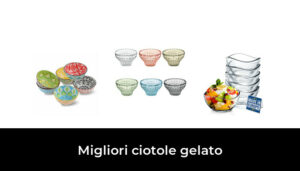 Set Di 6 Ciotole In Vetro Blu Per Dessert, Gelato E Cocktail - Fatte A Mano Con Bolle - Capacità 150 Ml - Altezza 11 Cm - 2