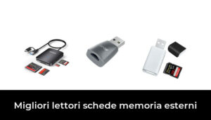 2 Lettori di Schede di Memoria Integrale 6 in 1 Multi USB 2.0