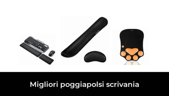 Supporto Per Gomiti E Polsi Con Memory Foam Per Tastiera E Mouse – Set Ergonomico A L Per Scrivania, Antiscivolo E Regolabile