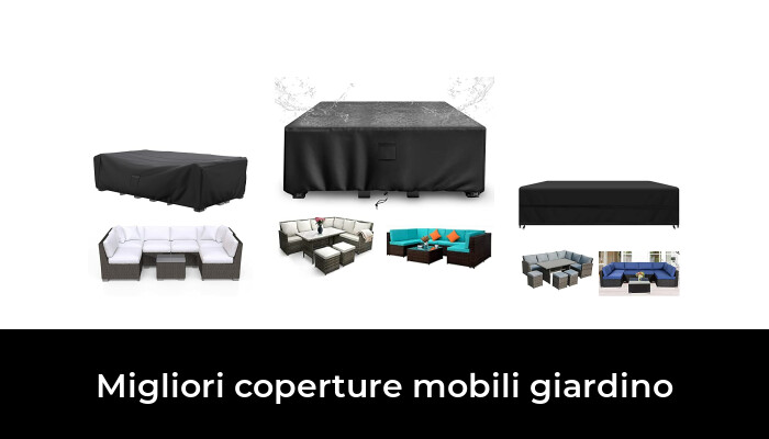 Copertura Impermeabile Per Mobili Da Giardino 215x85x70 Cm - Tessuto Oxford 420D Con Cordoncino E Fibbie - Protezione UV E Antipolvere