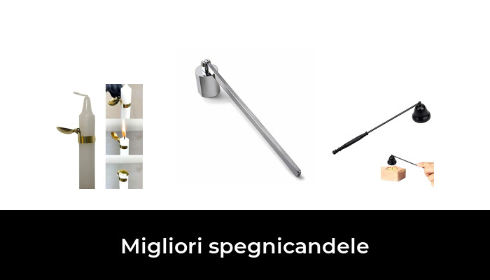 Snuffer Per Candele In Metallo Oro – Spegnifiamma Con Testa Girevole, Per Lumini, Caminetti E Matrimoni, 16 Cm